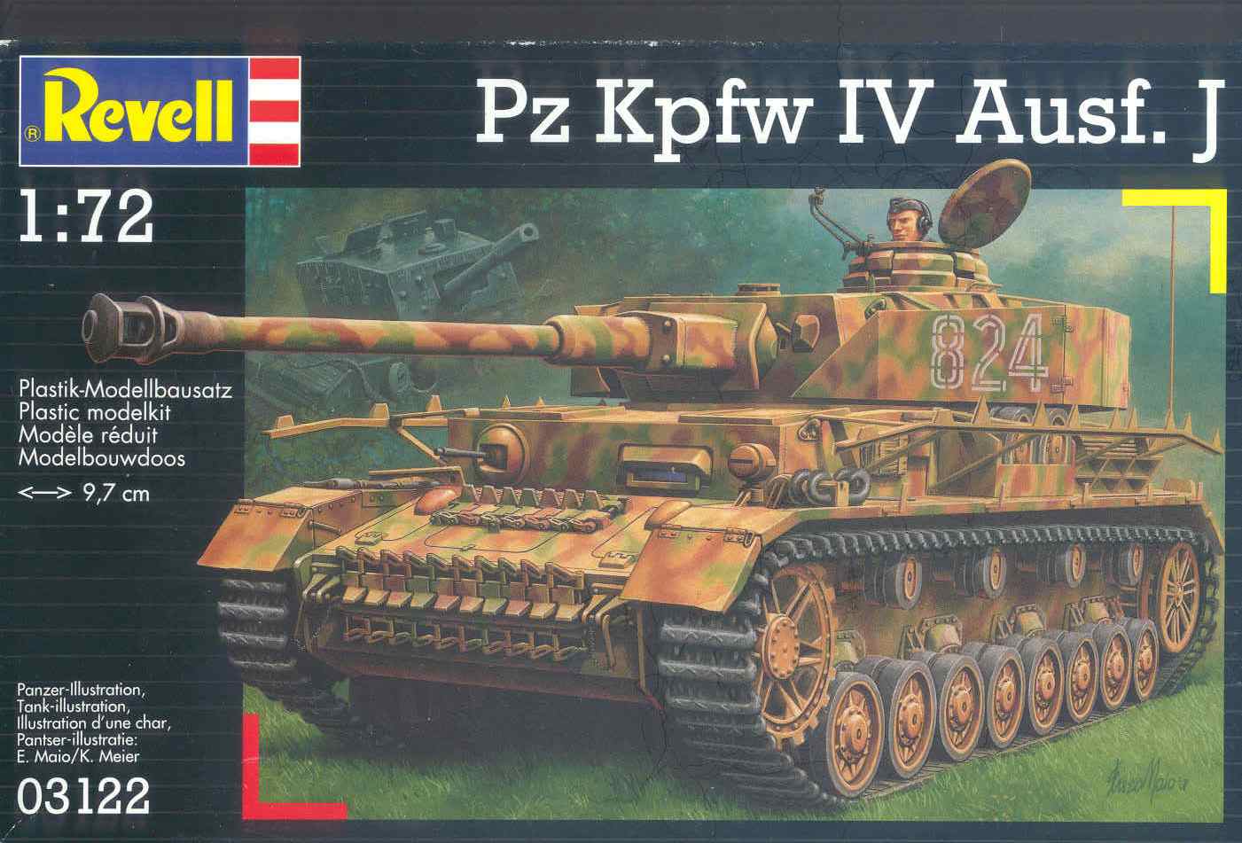 Armourfast 1/72 scale German Panzer IV G-contient 2 models kits 