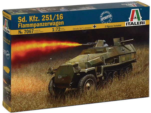 Italeri 1//72 German SD KFZ 251//7 Pionerpanzerwagen Model Kit 7062 for sale online