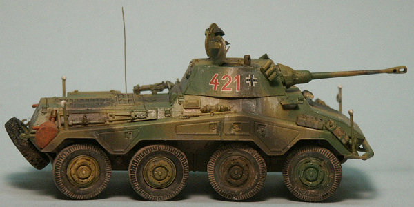 Hasegawa MT53 Sd.Kfz 234/1 SCHWERE PANZERSPAHWAGEN 1/72 Scale Kit 