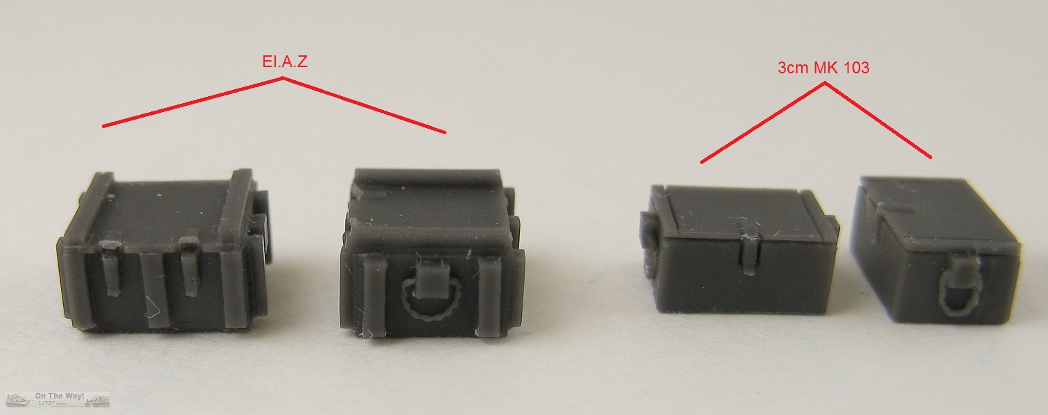 JK Resin, Luftwaffe Ammo Boxes for MG-FF, MG151, MG131