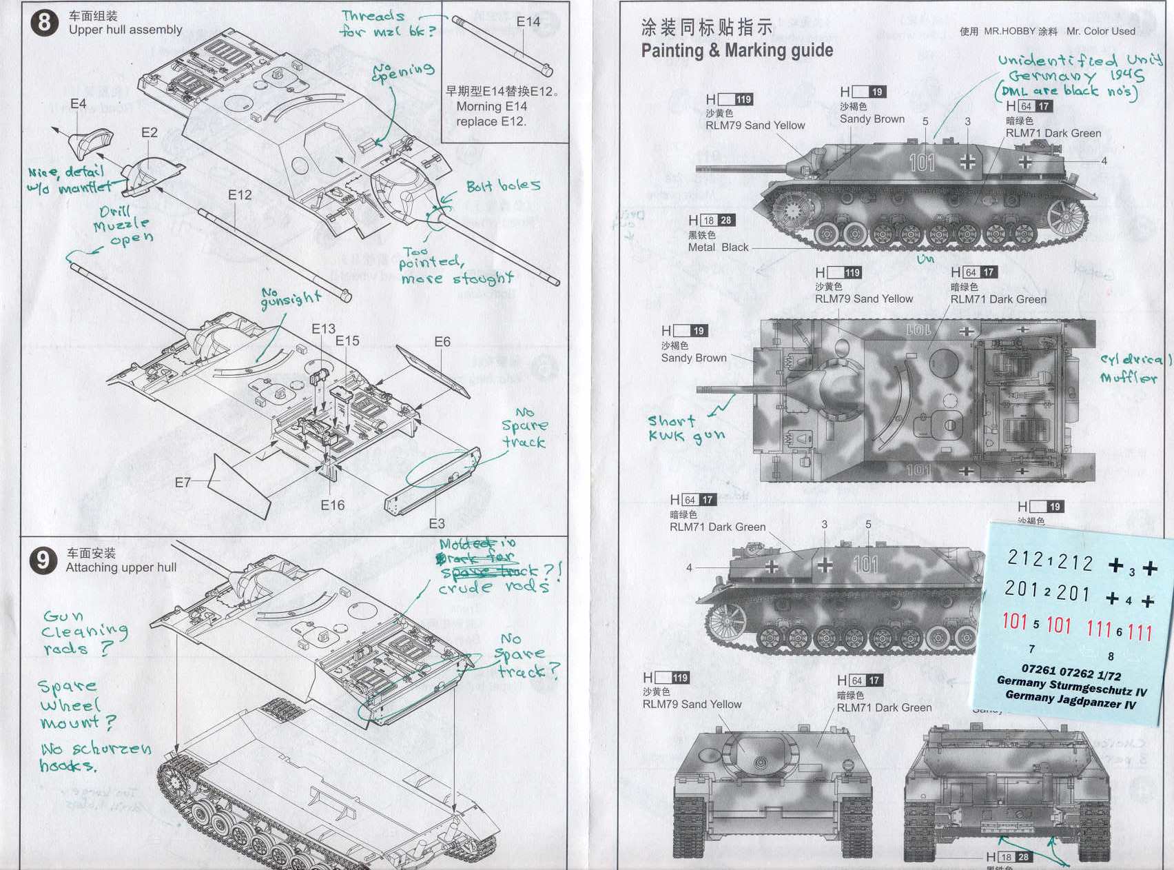 Details about   Easy Model 1/72 Sd.Kfz.162 Jagdpanzer IV German Army