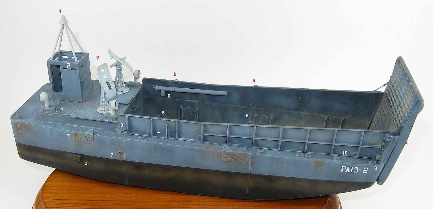 Trumpeter, WW2 LCM 3 USN Vehicle Landing Craft, Kit No. 07213